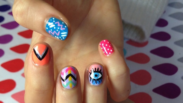 I Scream Nails: 50 of the Coolest DIY Nail Art Designs - wide 1